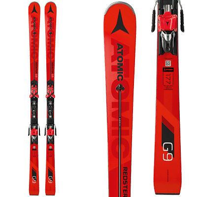 Atomic Redster G9 : Ski de piste homme rouge et noir.